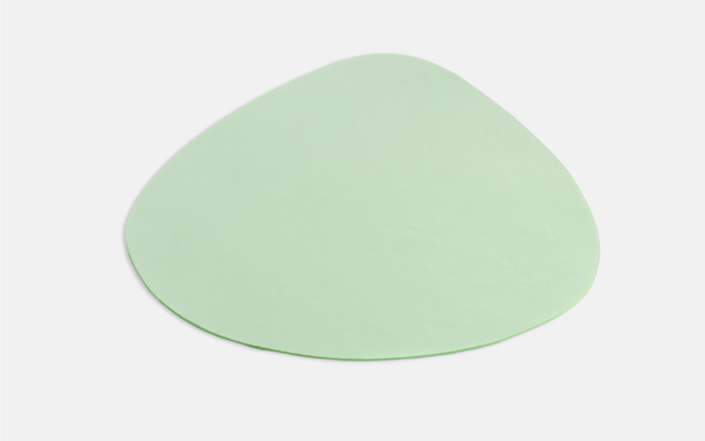 Water Drop Lime Green Mousepad