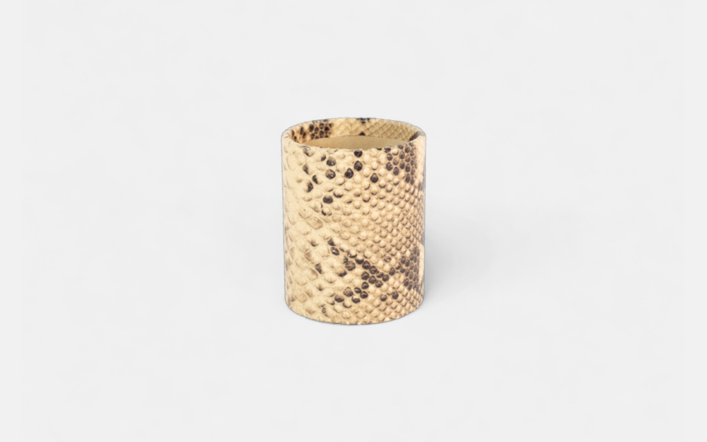 Round Desert Python Pencil Case