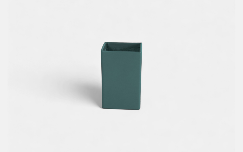 Square Emerald Green Pencil Case